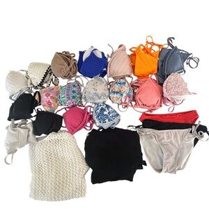 Bikini Bundle XS/S Lot 9 Sets + Extras Swimwear Vacation Mixed Brands Summer